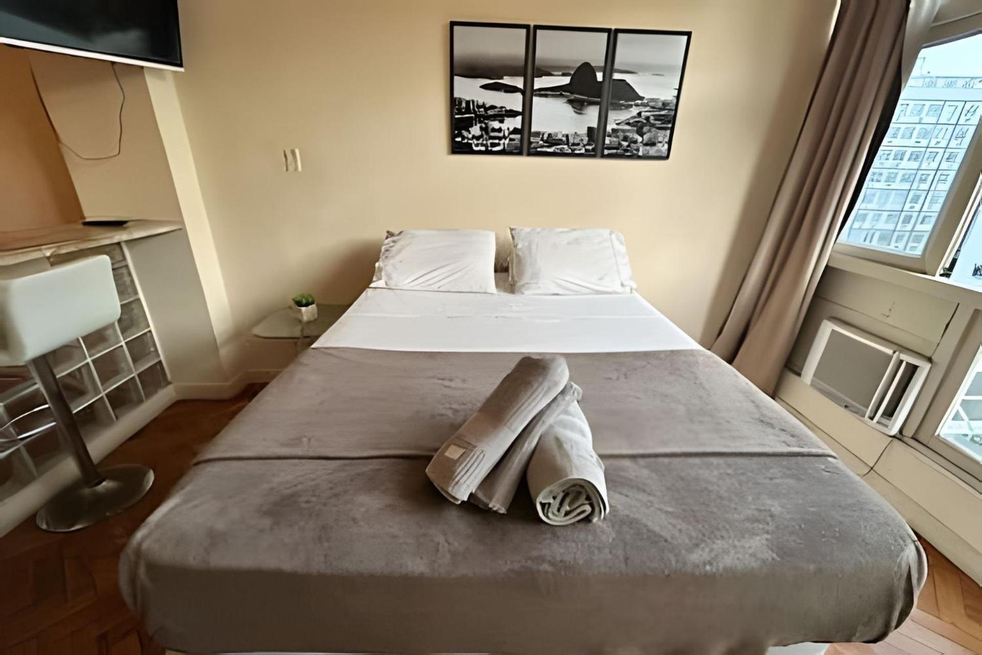 Apartamento Em Copacabana Com Vista Lateral Do Mar Río de Janeiro Exterior foto