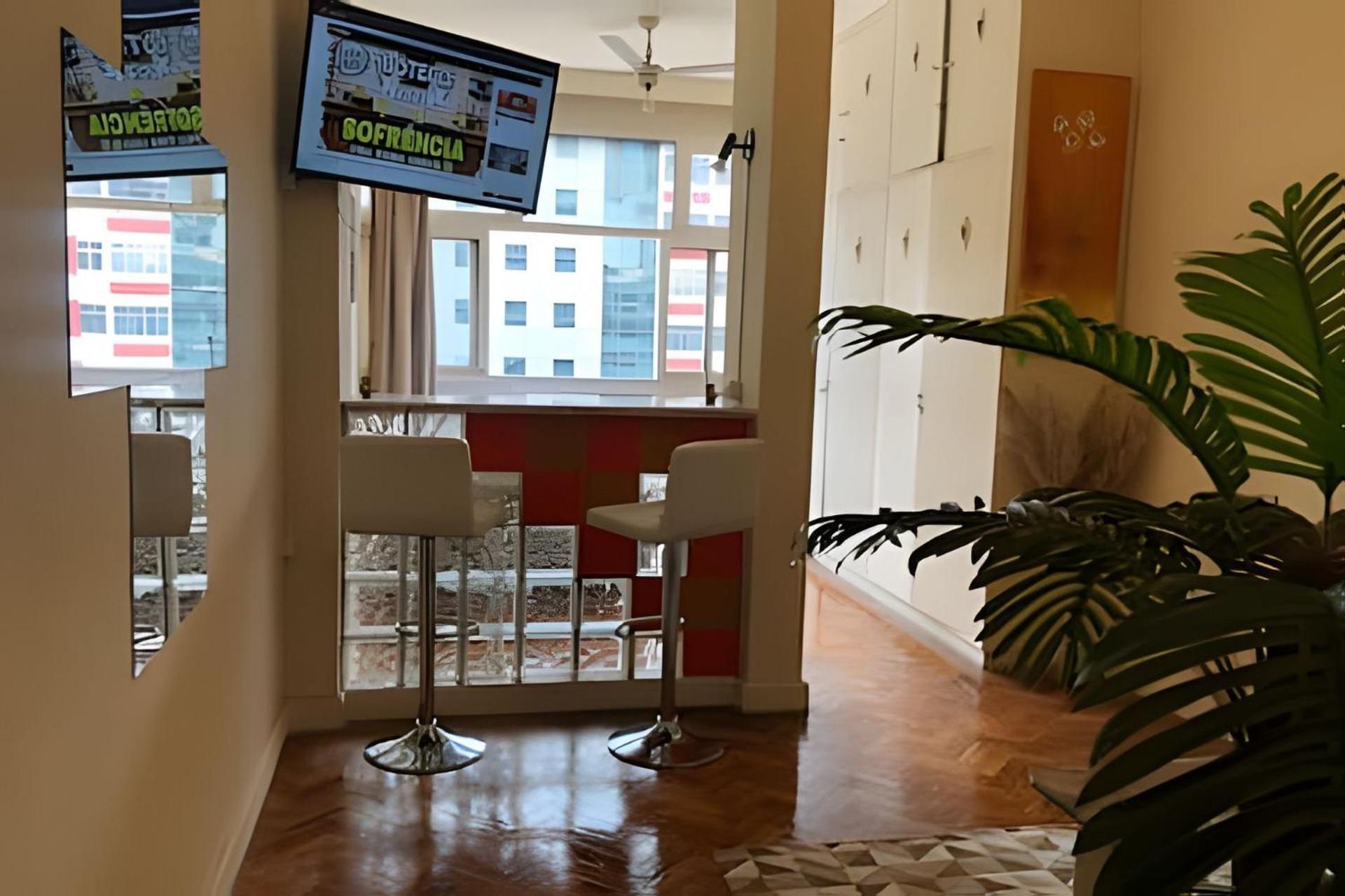 Apartamento Em Copacabana Com Vista Lateral Do Mar Río de Janeiro Exterior foto