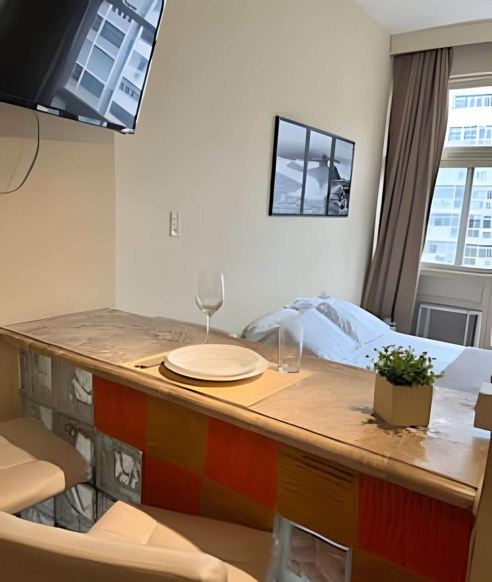 Apartamento Em Copacabana Com Vista Lateral Do Mar Río de Janeiro Exterior foto